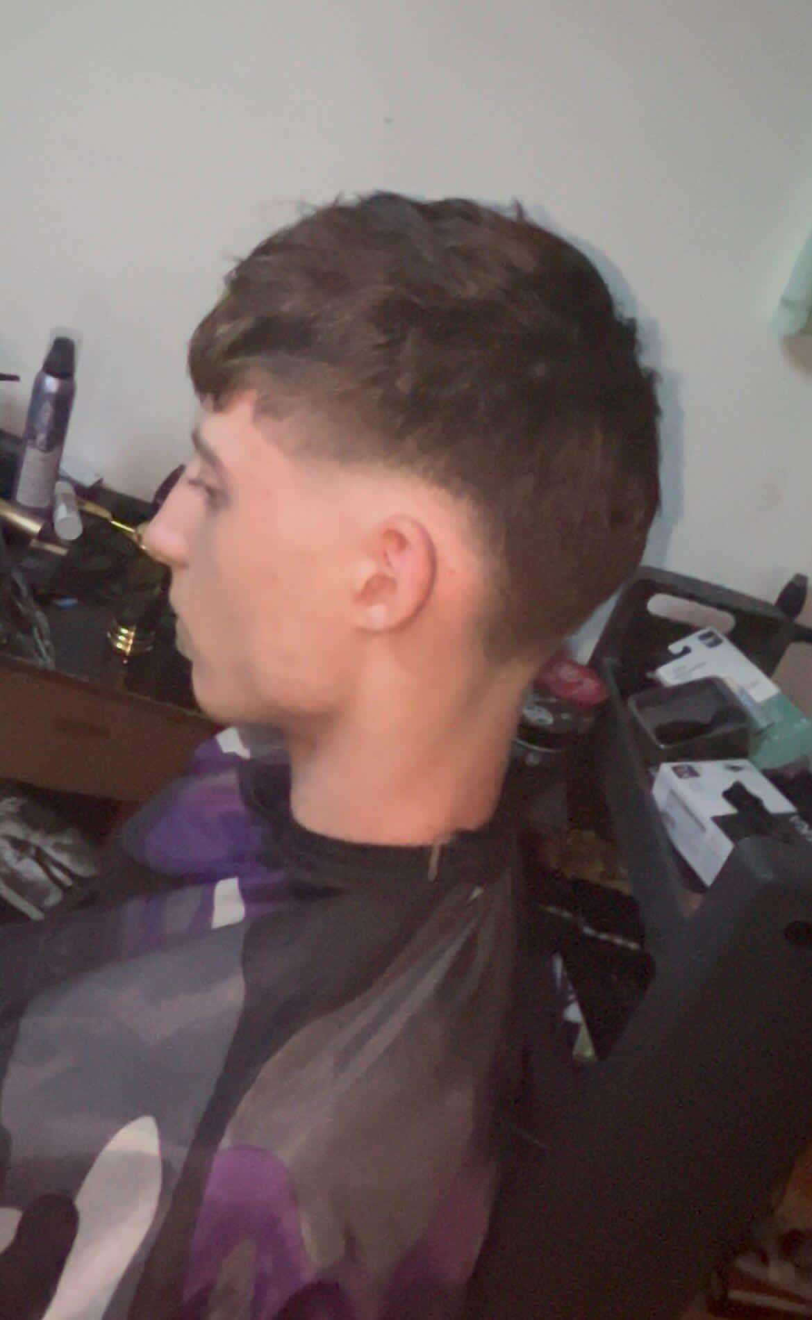 Burst fade réalisé par Qbarber